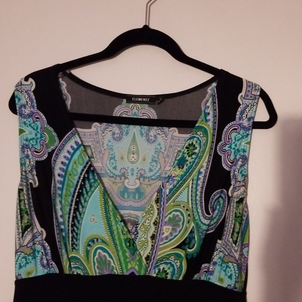 Jewel-tone maxi dress